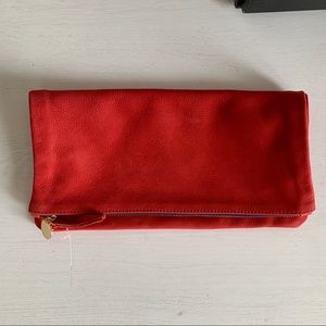 Suede Clutch
